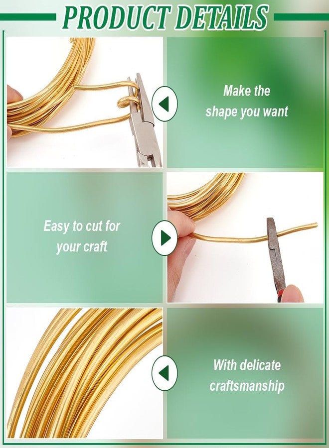 ART IFACT 10 Meters Brass Wire - 19 Gauge (1.016 mm Diameter) - Golden Wire for Jewellery - DIY Jewellery & Artistic - Imitation Jewellery Part - Image 2